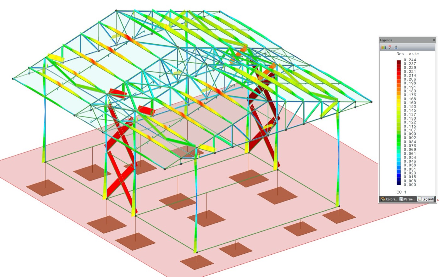Verifiche strutturali del modello 3D